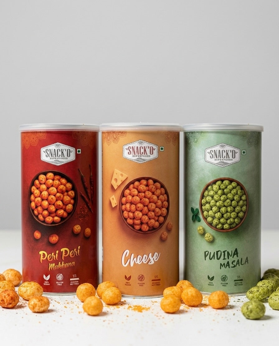 BOX OF 3 - PERI PERI + CHEESE + PUDINA