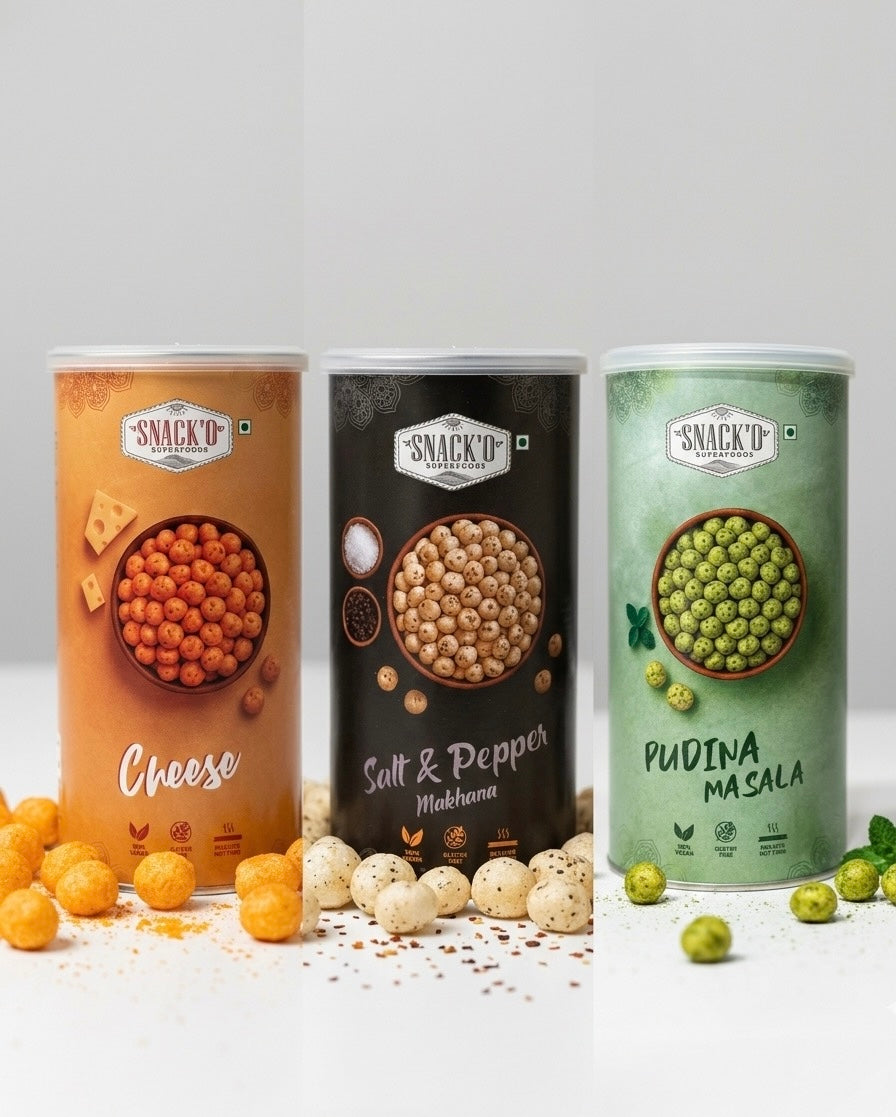 BOX OF 3 - CHEESE + SALT & PEPPER + PUDINA