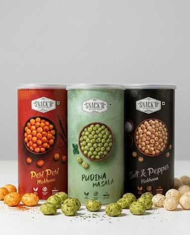 BOX OF 3 - PERI PERI + PUDINA + SALT & PEPPER