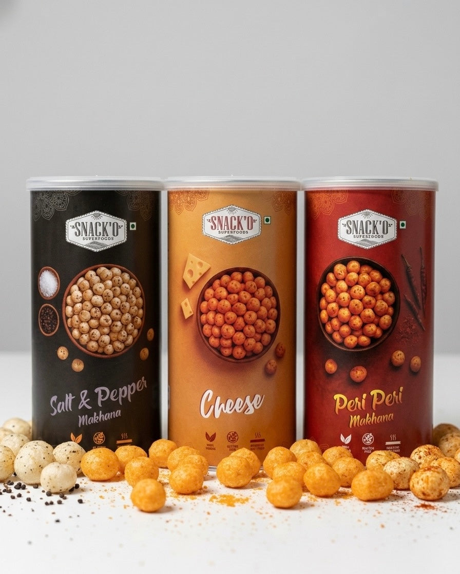 BOX OF 3 - SALT & PEPPER + CHEESE + PERI PERI